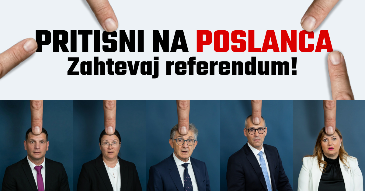 Pritisni na poslanca